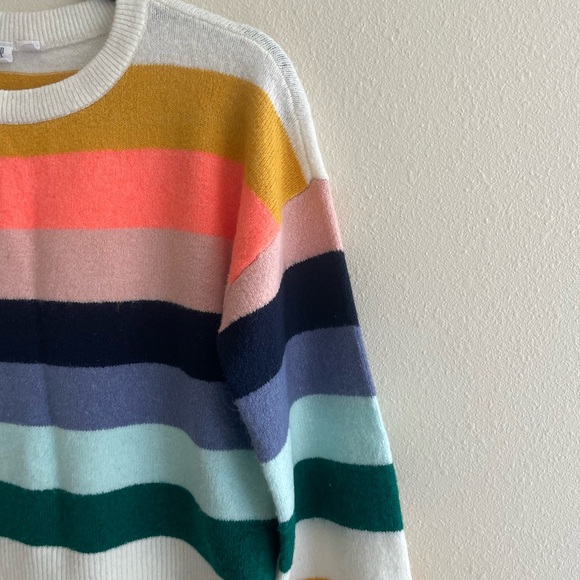‼️LAST CHANCE‼️ Kids Forever Cozy Happy Striped Sweater - Picture 2 of 4
